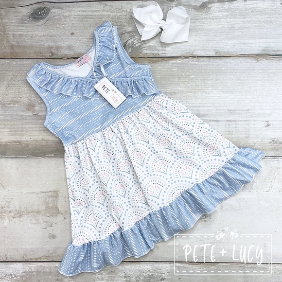 Pete + Lucy Other - Pete + Lucy Boho Blues Dress